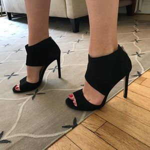 KORS Michael Kors black suede heels